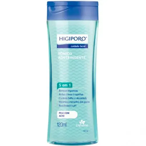 Tônico Adstringente Higiporo Cuidado Facial 120ml