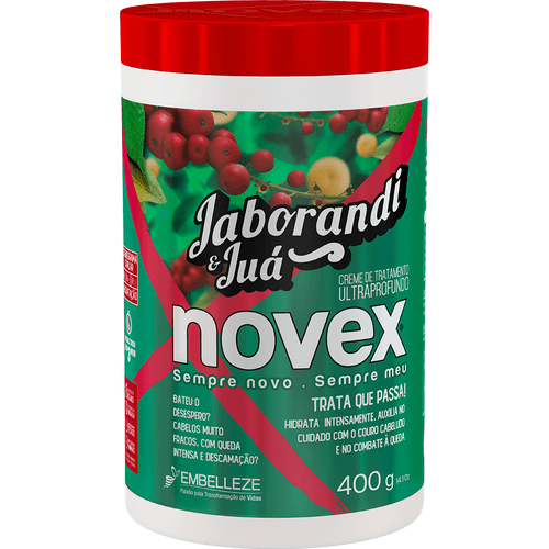 Creme de Tratamento Novex Jaborandi & Juá 400g