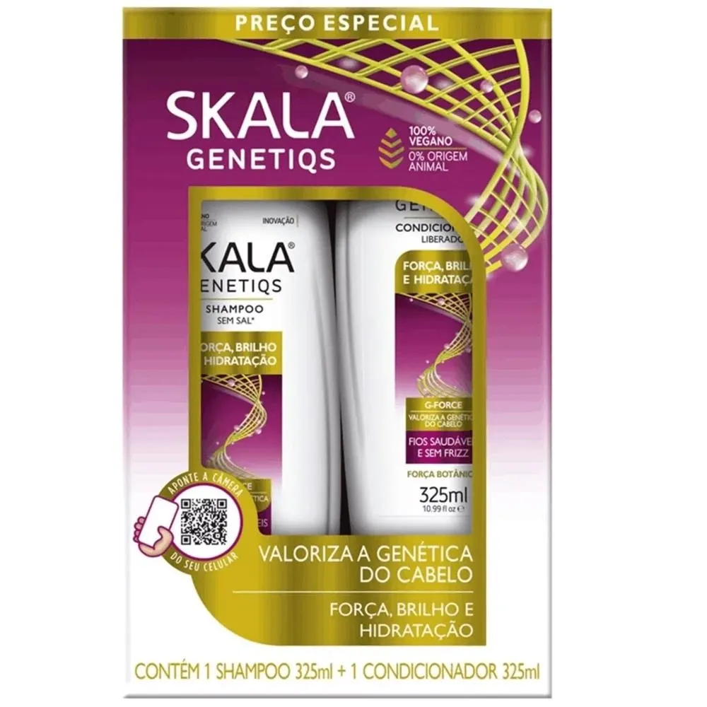 Kit Shampoo + Condicionador Skala Genetiqs 325ml