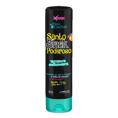 Condicionador Novex Meus Cachos Santo Black Poderoso 300ml