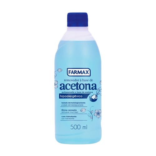 Removedor de Esmalte Farmax à Base de Acetona 500ml