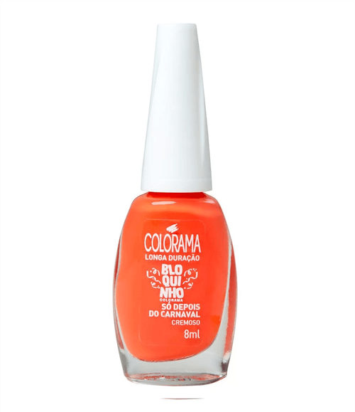 Esmalte Cremoso Colorama Coleções Bloquinho Só Depois do Carnaval 8ml
