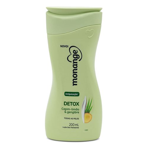 Hidratante Corporal Monange Detox Capim Limão e Gengibre 200ml