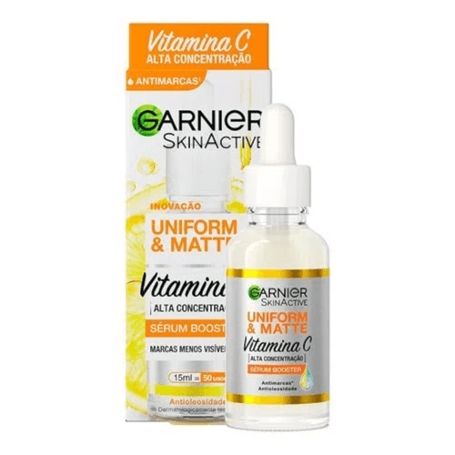 Sérum Garnier Uniform & Matte Vitamina C 15ml
