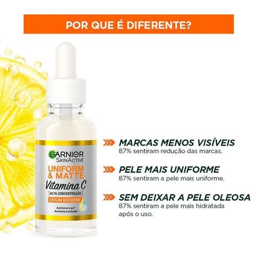 Sérum Garnier Uniform & Matte Vitamina C 15ml