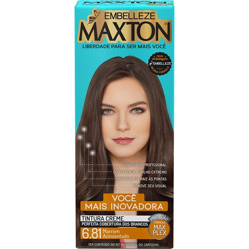 Tintura Creme Maxton Você Mais Inovadora Marrom Acinzetado
