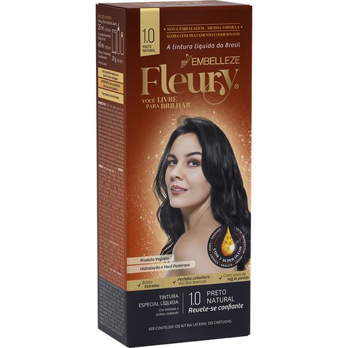 Tintura Fleury 1.0 Preto Natural