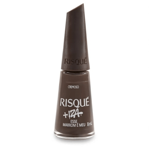 Esmalte Cremoso Risqué Iza Esse Marrom É Meu 8ml
