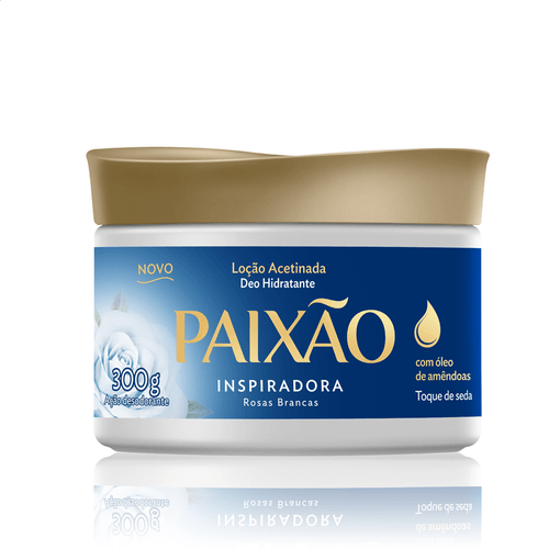 Loção Hidratante Acetinada Inspiradora Rosas Brancas 300g