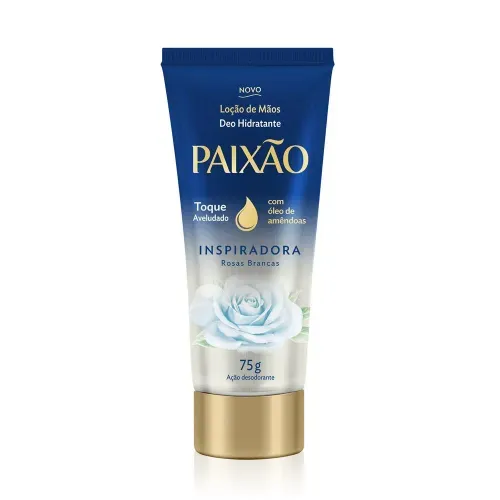 Hidratante para Mãos Paixao Inspiradora Rosas Branca 75g