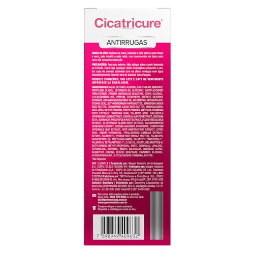 Creme Facial Cicatricure Antissinais 50g
