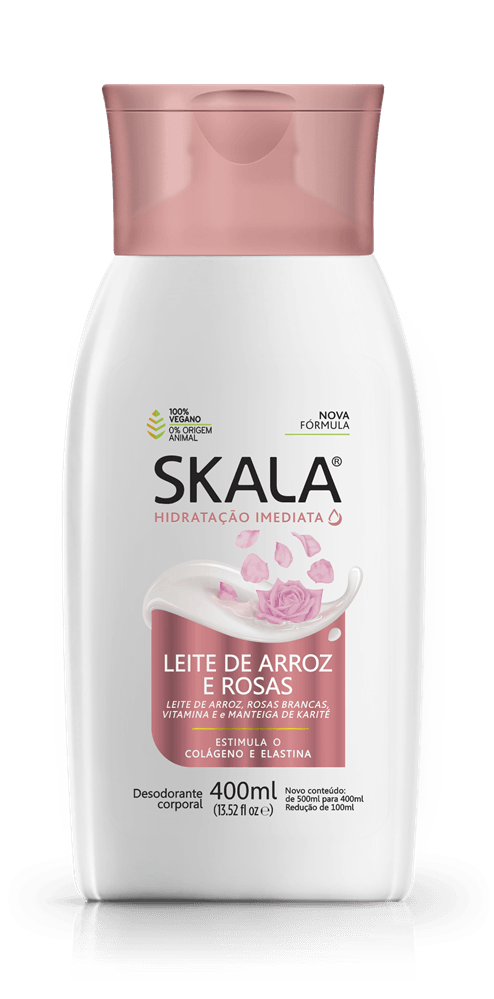 Hidratante Corporal Skala Leite Arroz e Rosas 400ml