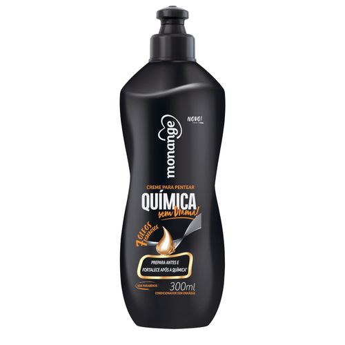 Creme de Pentear Monange Pré e Pós química 300ml