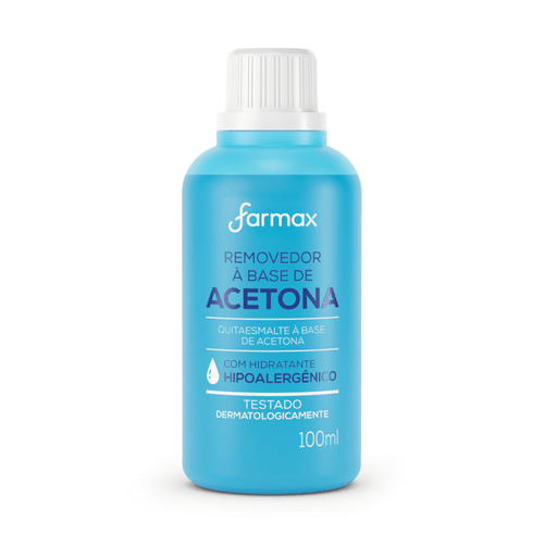 Removedor de Esmalte Acetona Farmax 100ml