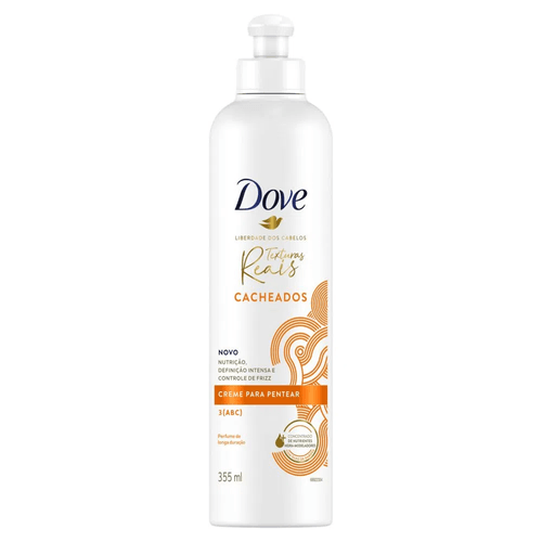 Creme para Pentear Dove Texturas Reais Cabelos Cacheados 355ml
