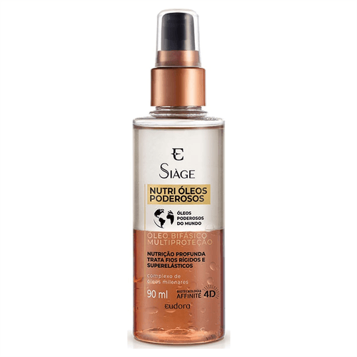 Siàge Nutri Óleos Poderosos Óleo Bifásico Capilar 90ml