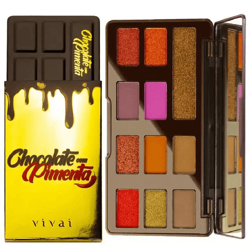 Paleta de Sombras Vivai Chocolate com Pimenta