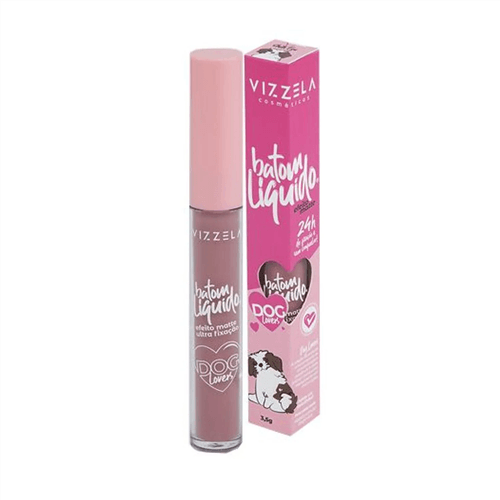 Batom Líquido Vizzela Dog Lovers Cor 02 3,5g