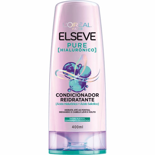 Condicionador Reidratante Elseve Pure Hialurônico 400ml