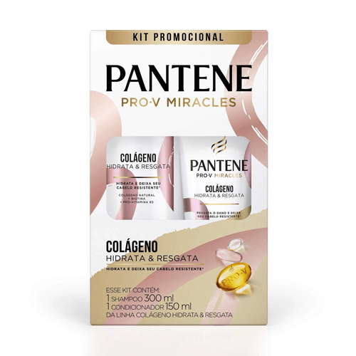 Kit Pantene Shampoo 175ml+ Condicionador 175ml Colágeno
