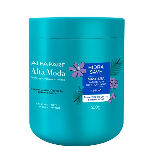 Máscara Condicionante Capilar Alta Moda Hidra Save 600g