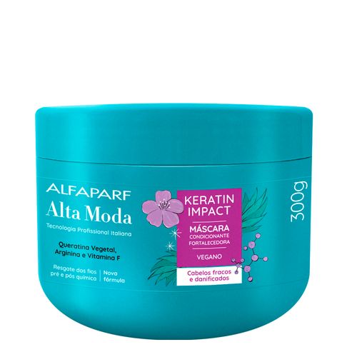 Máscara Condicionante Capilar Alta Moda Keratin Impact 300g