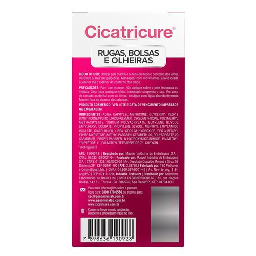 Contorno de Olhos Cicatricure Blur & Filler 15g
