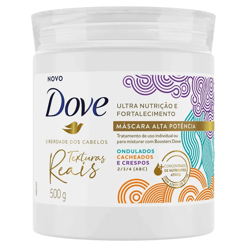 Máscara de Tratamento Dove Texturas Reais Ondulados 500g