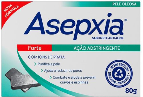 Sabonete Barra Asepxia Forte 80g