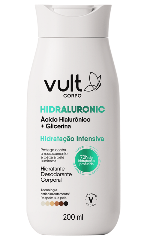 Loção Hidratante Corporal Glicerina Vult 200ml