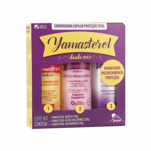 Kit Yamasterol Babosa+Hialu+Niacin 200ml