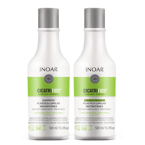 Kit Shampoo + Condicionador Cicatrifios Inoar 500ml