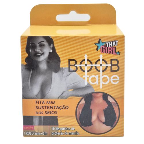 Fita para Sustentação dos Seios That Girl Boob Tape Preto
