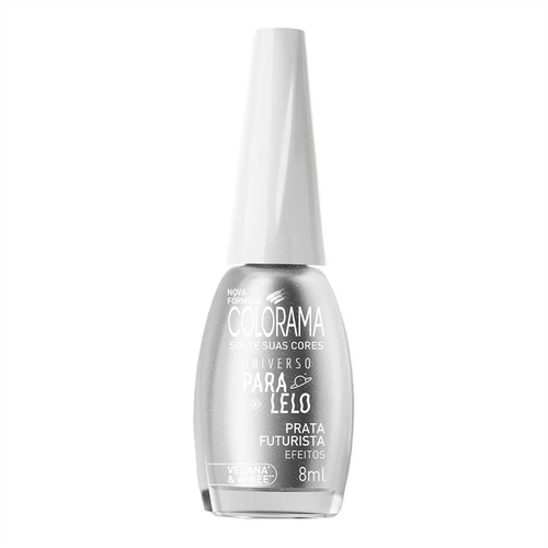 Esmalte Colorama Paralelo Prata Futurista 8ml