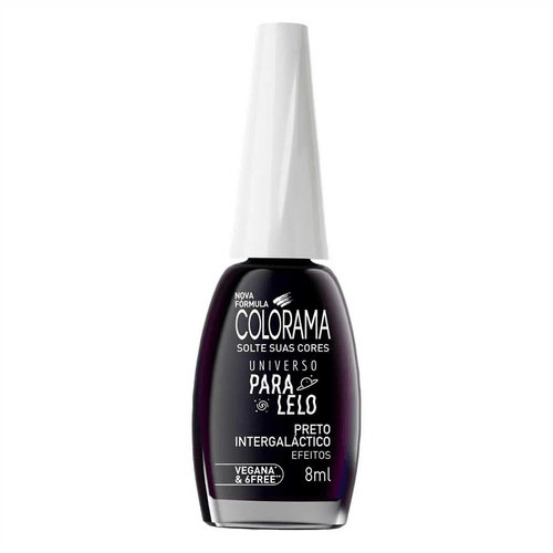 Esmalte Colorama Paralelo Preto Intergalático 8ml