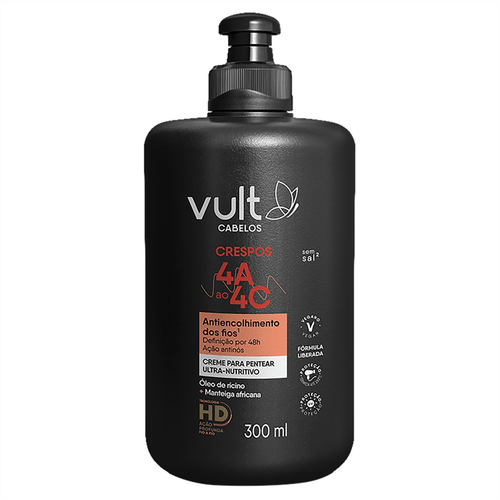 Creme para Pentear Vult Cabelos Crespos 300ml