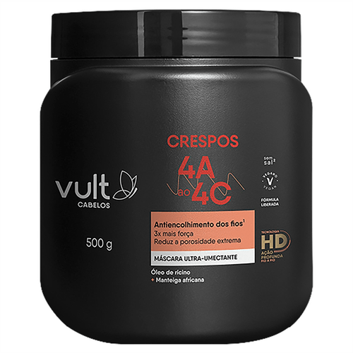 Máscara Vult Cabelos Crespos 500g