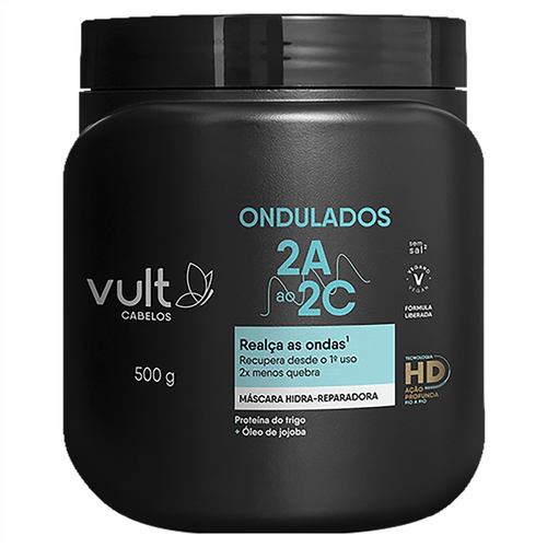 Máscara Vult Cabelos Ondulados 500g