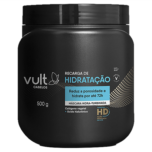 Máscara Vult Cabelos Recarga de Hidratação 500g