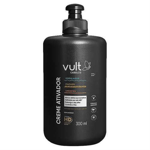 Creme Vult Cabelos Ondulados Cachos e Crespos 300ml