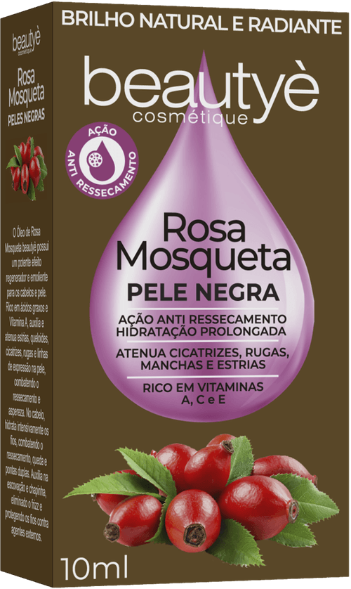 Óleo de Rosa Mosqueta Pele Negra Beautyé 10ml