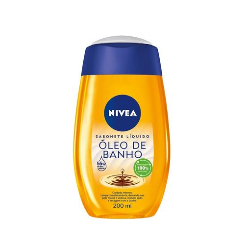 Sabonete liquido Nivea com Oleo de banho 200ml.