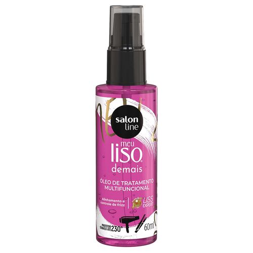 Óleo de Tratamento Multifuncional Salon Line Meu Liso Demais 60ml