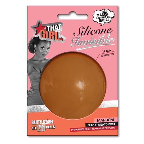 THAT GIRL SILICONE INVISIBLE MARROM