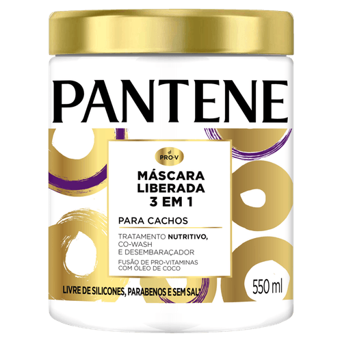 Mascara de Tratamento Pantene Liberada 550ml