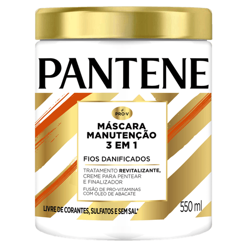Mascara de Tratamento Pantene Manutençao 550ml