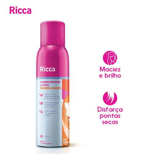 Condicionador a Seco Ricca Segunda Chance 150ml