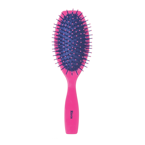 Escova de Cabelo Colors Oval Pink Ricca