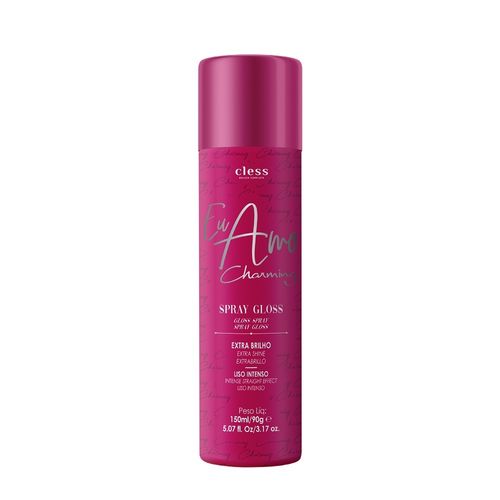 Spray Gloss Extra Brilho Eu Amo Charming 150ml