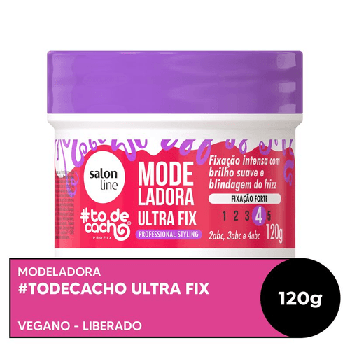 Modeladora Ultra Fix Salon Line #Todecacho com 120g
